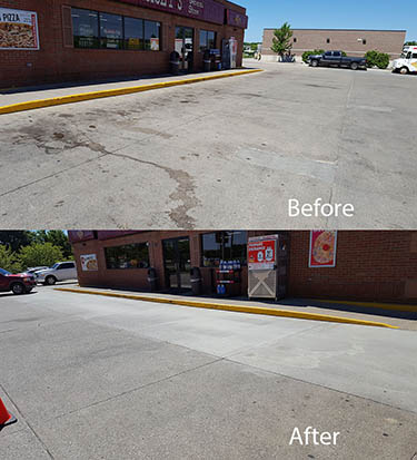 Concrete Storefront Restoration